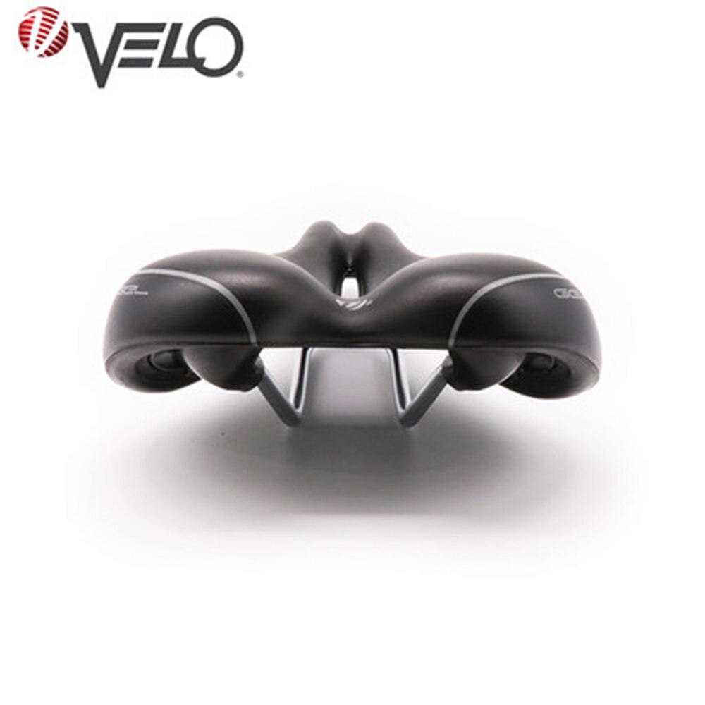 Velo Fietszadel Seat Pro Mtb Zadel Breed Comfort Zachte Kussen Fietszadel Mannen Gewatteerde Zadel Voor Bike Pu Leer VL-4290