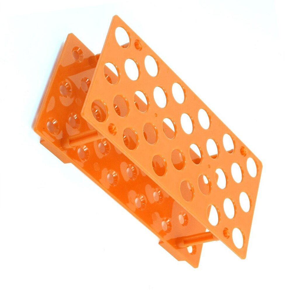 Laboratorium Meten Orange 28 Posities 17 Mm Gat Diameter Test Buizen Houder Stand