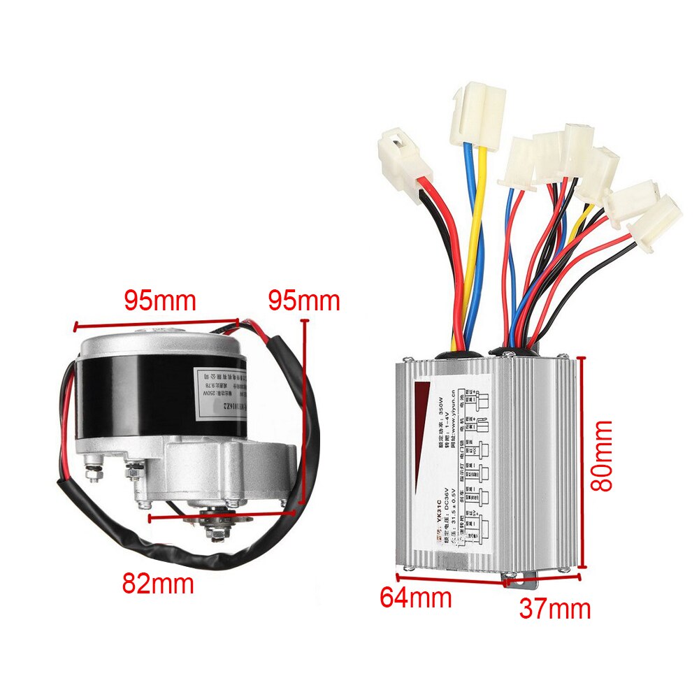 Electric Bike E-Bike Motorcycle Conversion Scooter Motor Controller Kit For 22-28&#39;&#39; Ordinary Bike Bicycle Accessories 36V 250W