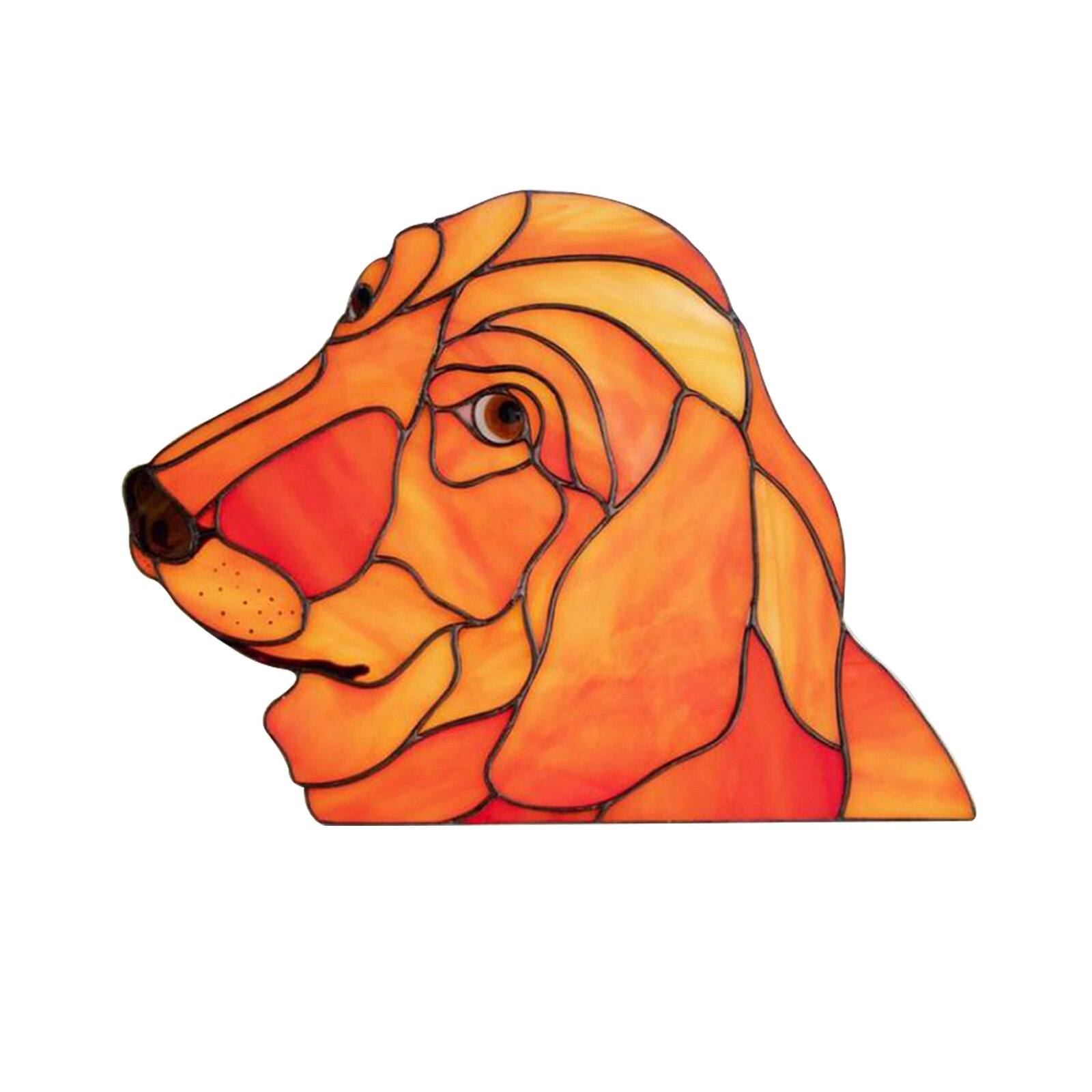 Vitrail chat fenêtre cintre décoration personnalité intérêt animal de compagnie acrylique pendentif décoration pour la maison et la voiture décor: B