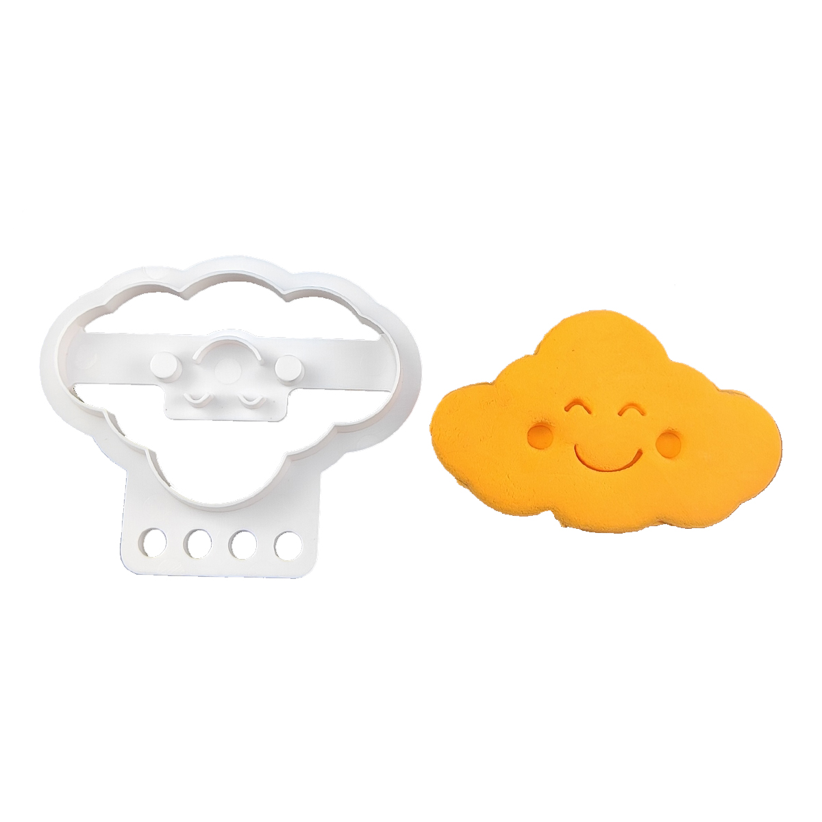 Molde 3D con forma de cara sonriente para cortar galletas, Mousse de Chocolate, Fondant, galletas, dulces, moldes para velas, herramienta de decoración de pasteles para hornear