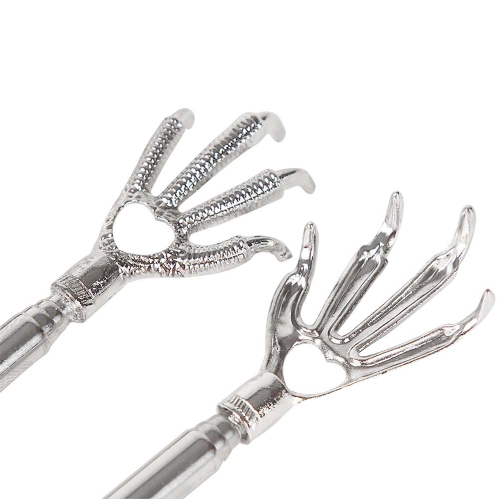 Terug Tickle Jeuk Massage Pen Roestvrij Terug Scratcher Draagbare Uitschuifbare Verstelbare Telescopische Handy Pocket Size
