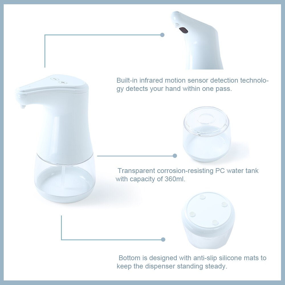 Automatic Hand Sterilizer Spray Liquid Dispenser Disinfectant Mist Touchless Infrared Motion Sensor Dispenser for Office School