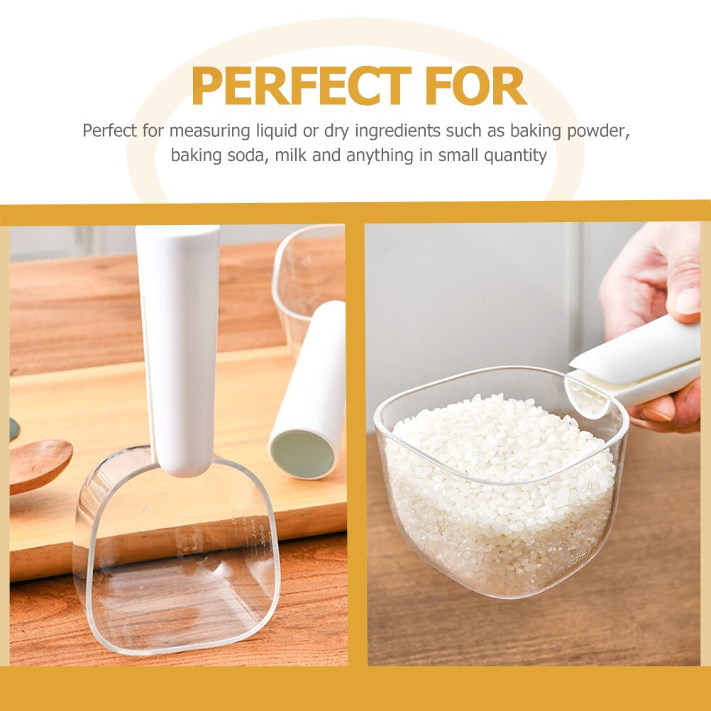 Tasse de mesure de riz transparente, outil de mesure de riz, tasse de Grains