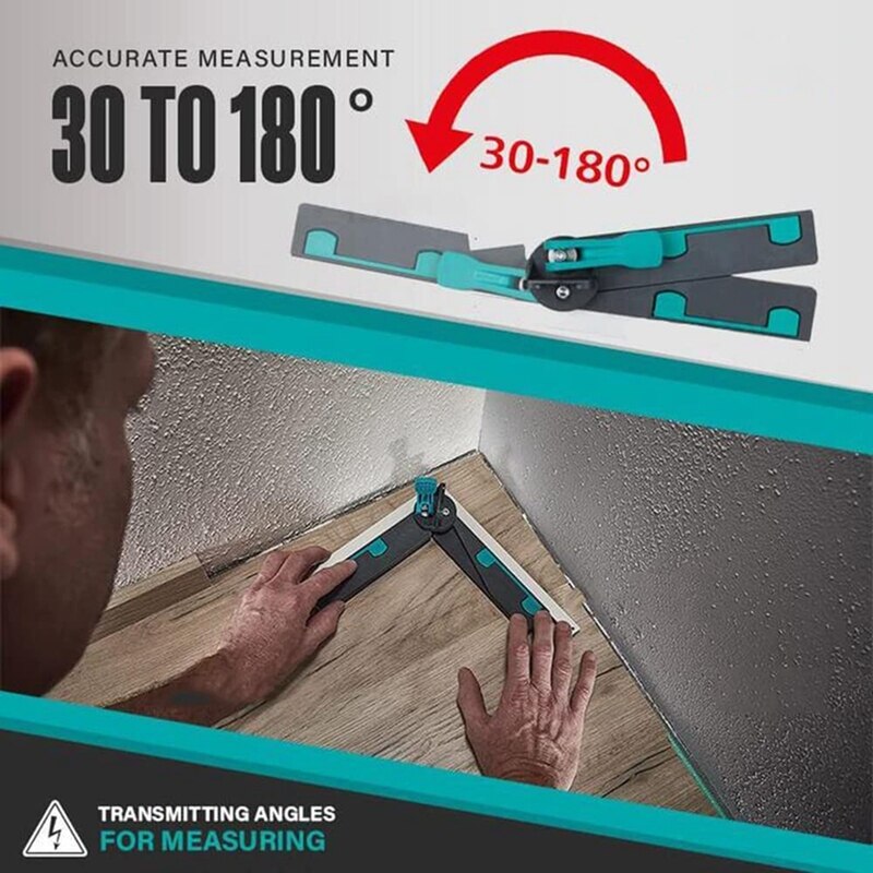 Angle Duplicator Transfer To Miter Saw, Protractor Guide Measures, Corner &amp; Crown Angle Finder For Angle Measuring