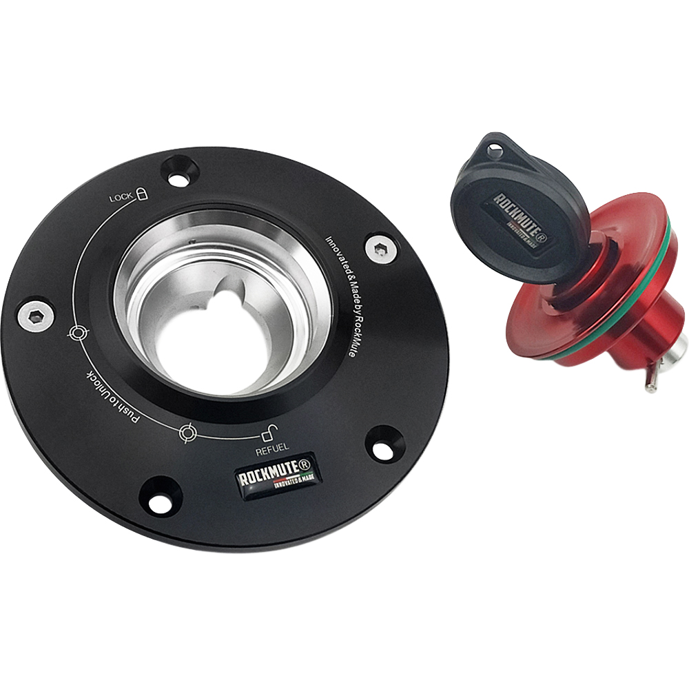 Tapa de tanque de combustible de Gas con cerradura de llave para motocicleta Kawasaki, ER6N, ER6F, Z750, Z800, Z1000, Z1000SX, Ninja 1000/650R, VULCAN S 650, GTR1400