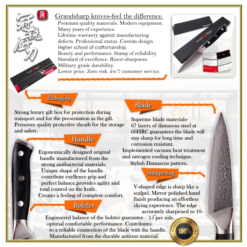 Damascus Paring knife 3.5" Japanese Damascus Stainless Steel VG-10 Mosaic Rivet G10 Handle Peeling Fruit Kitchen Chef Knife