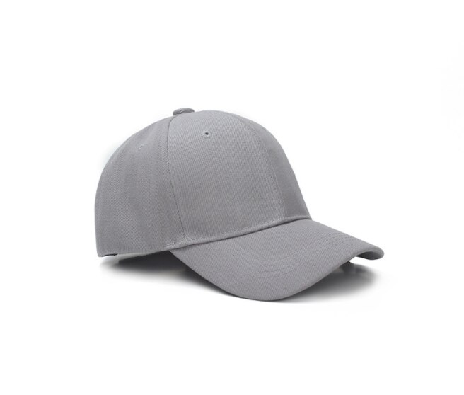 15 Color! Summer Autumn Soild Men Women Baseball Cap Adhesion Hat HipHop Adjustable Cool Sunhat: Gray