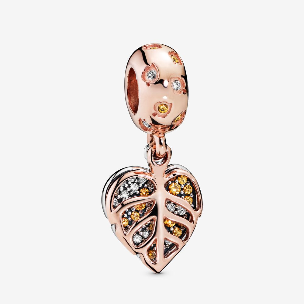 Genuine 925 Sterling Silver Bead Oro Rosa Stati Regale Cuori Branello di Fascino Misura Delle Donne Pan Braccialetto e la Collana di Gioielli Fai Da Te