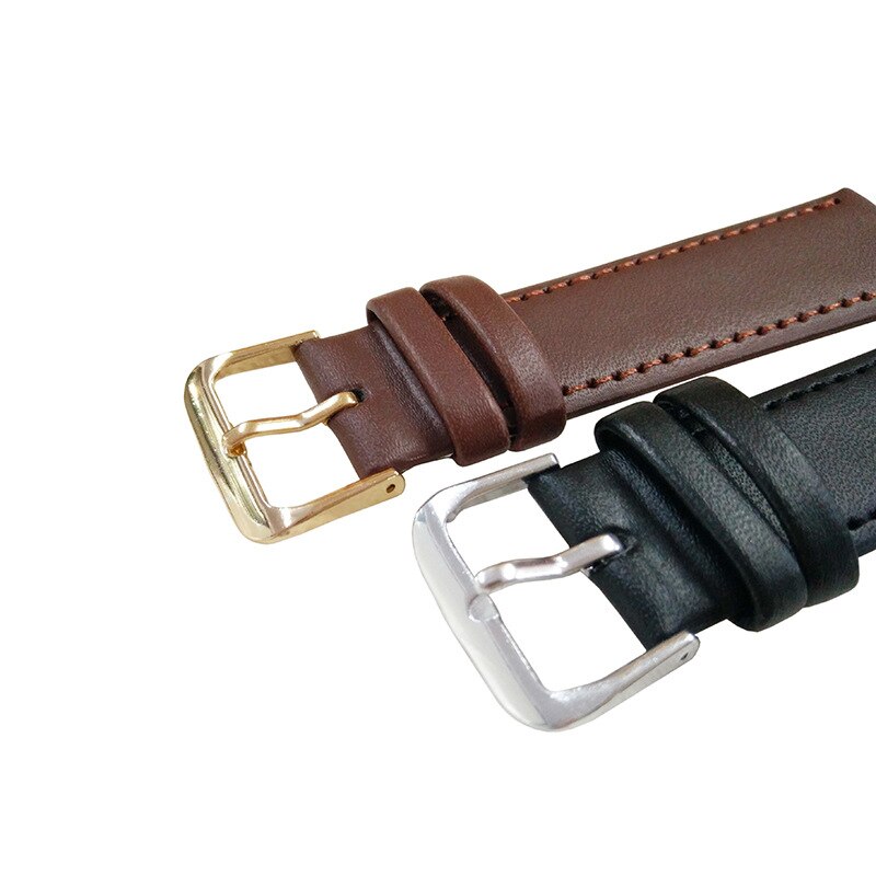 Lederen Horlogebanden Horloge Accessoires Bruin Kleur Horloge Riem Vervanging Diy Handgemaakte Gesp Band Strap