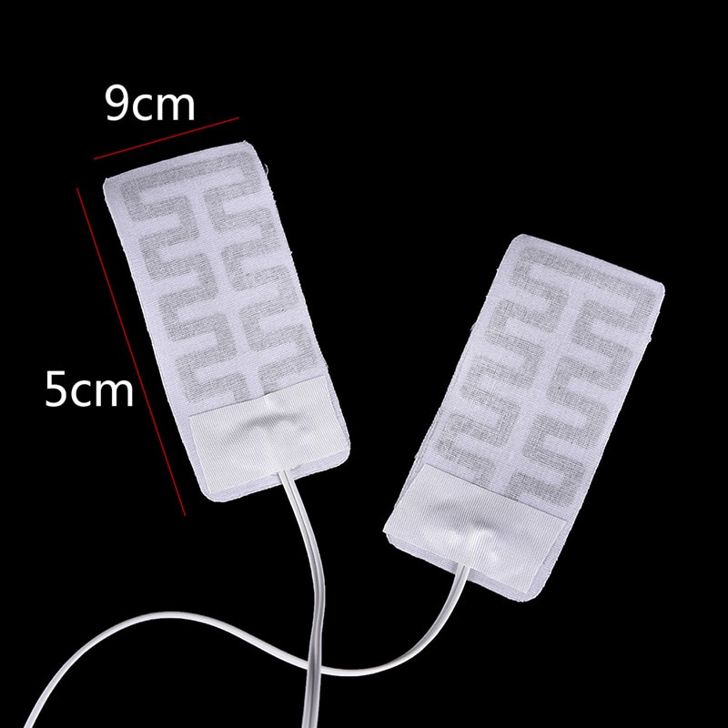 1 Paar Elektrische Usb Handschoenen Heater Kussen Winter Verwarmde Handschoenen Jas Usb Verwarmde Handschoenen Pad Voor Muismat Koolstofvezel doek