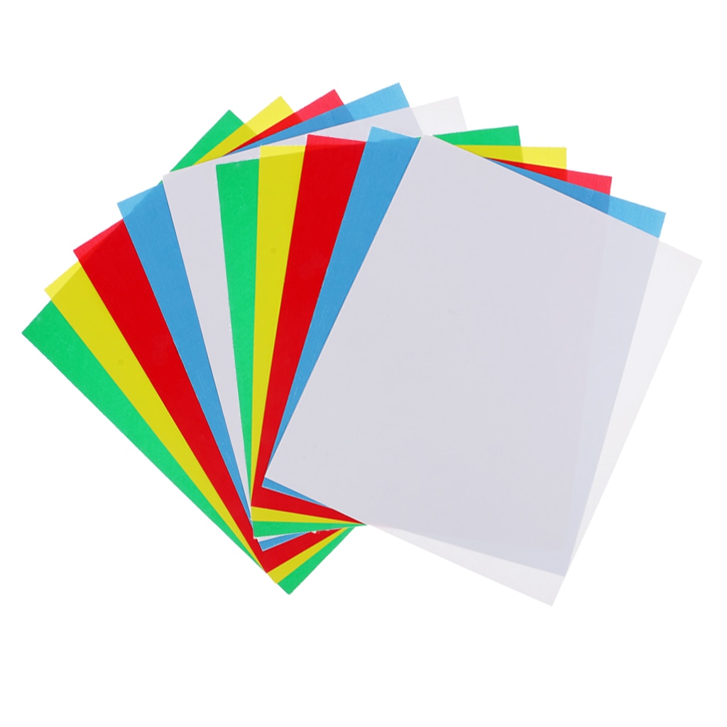 Hojas de papel de calco lavables, papel de transferencia de costura para marcar patrones, 10 unidades