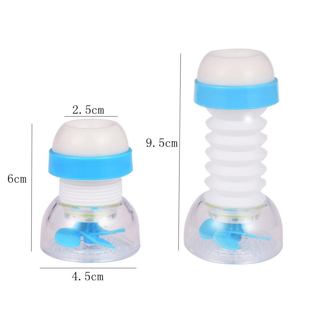 360 Degree Swivel Kitchen Faucet Hand Washing Faucet Extender Rotating Faucet Aerator Tubs Bathroom Water Saver Tool