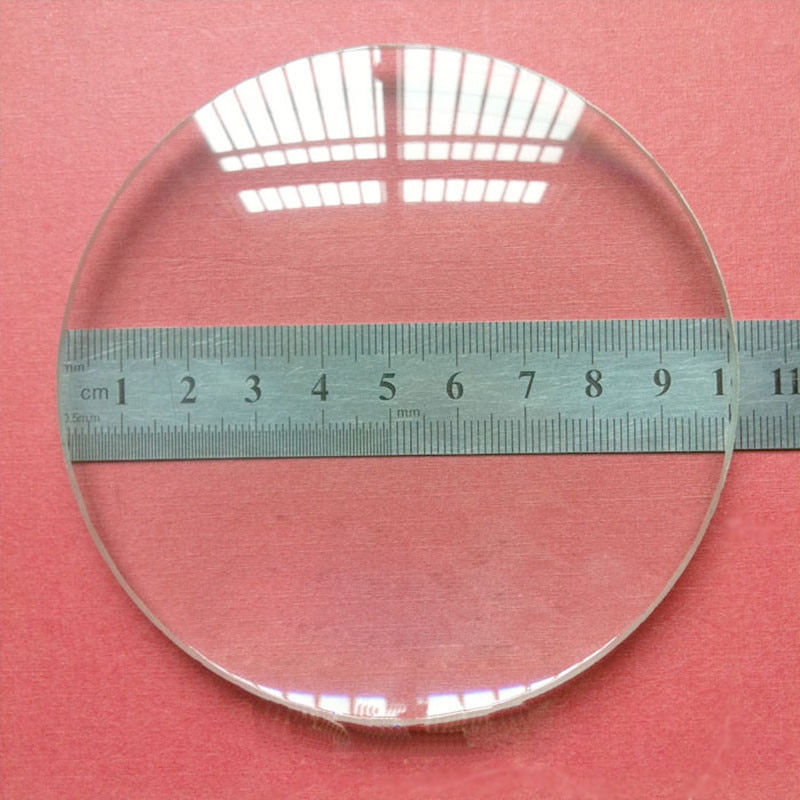 1pc stor diameter 100mm doble konvekse linser optisk glass forstørrelsesglass utskiftbar linse brennvidde 300mm