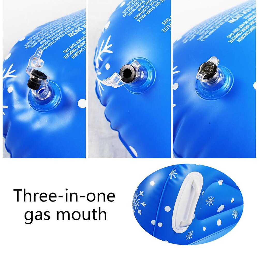 Oppblåsbar pvc bærbar voksne låve fortykket kuldebestandig vinter utendørs ski med håndtak snørør snowboardsport