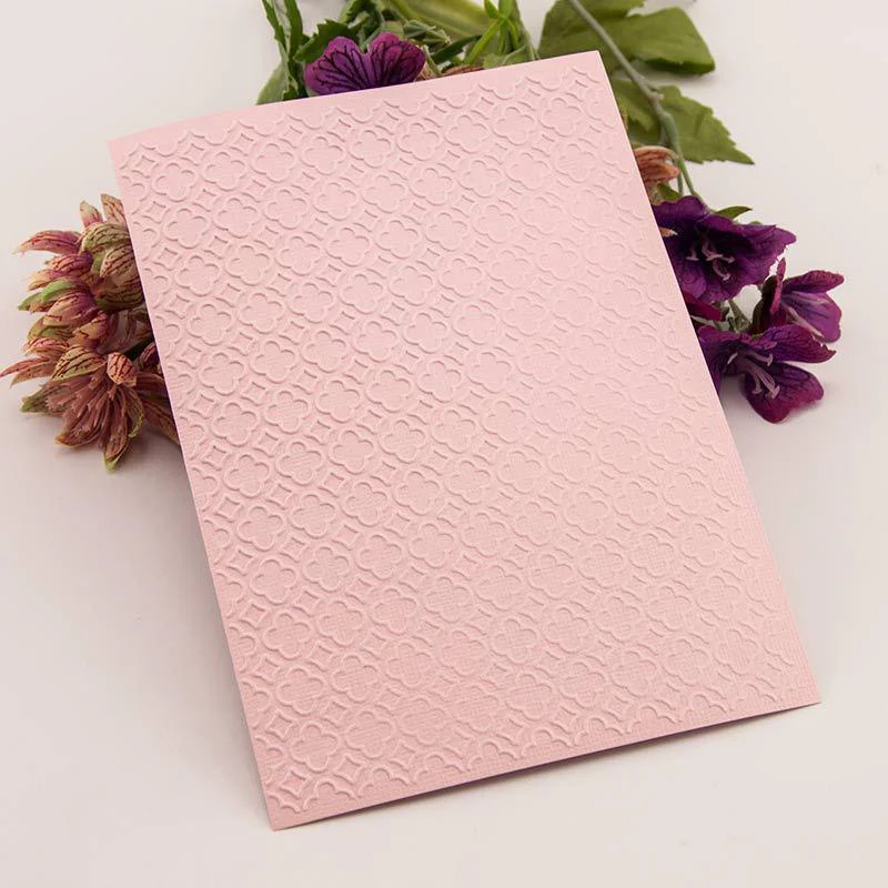 Dossier de gaufrage de fond pour la fabrication de cartes, bricolage Floral en plastique, Scrapbooking, carte d'album Photo, modèle de décoration artisanale en papier