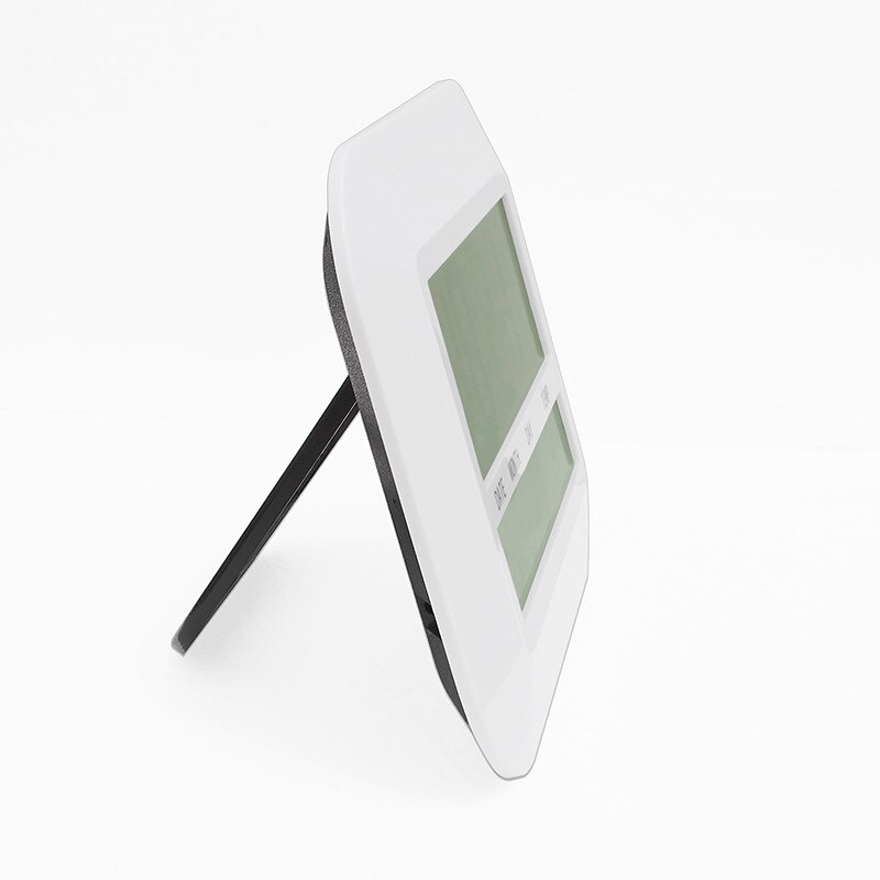 Digitale led-wandklok, grote led-wekker met achtergrondverlichting, kalender, thermometer, bureauklok, digitale wandklok