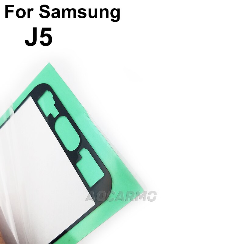 Aocarmo para samsung galaxy j5 2015 lcd tela de toque adesivo fita cola