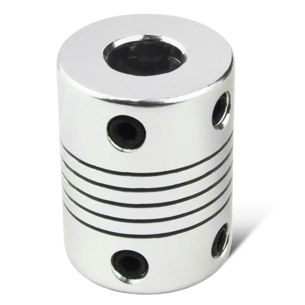5 kpl joustava kytkin alumiini cnc-askelmoottorin leuka-akselin liitin 5mm to 8mm od 19 x 25mm 3d tulostimen osalle ender 3 liitintä