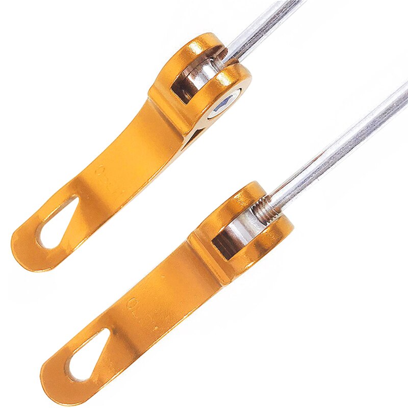 Durable Aluminium Alloy Road Bike Axis Skewers Ultralight MTB Bicycle Quick Release Front 145mm Rear 185mm Wheel Hub Skewers