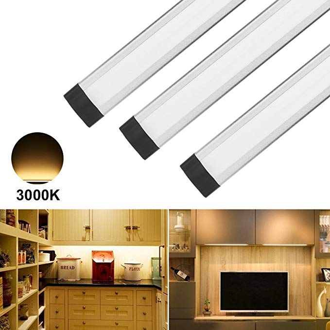 Led Dimmen Onder Teller Keuken Verlichting, Controle Closet Licht, 12 W 1800lm, 3000 K Warm Wit, 24 W Tl-buis Equivale