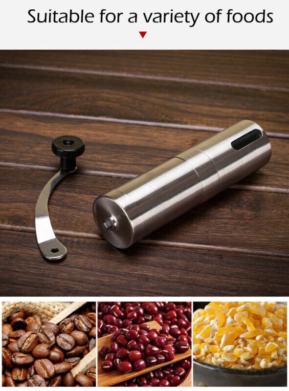 Stainless Steel Hand Shake Coffee Grinder Portable Manual Coffee Bean Grinder