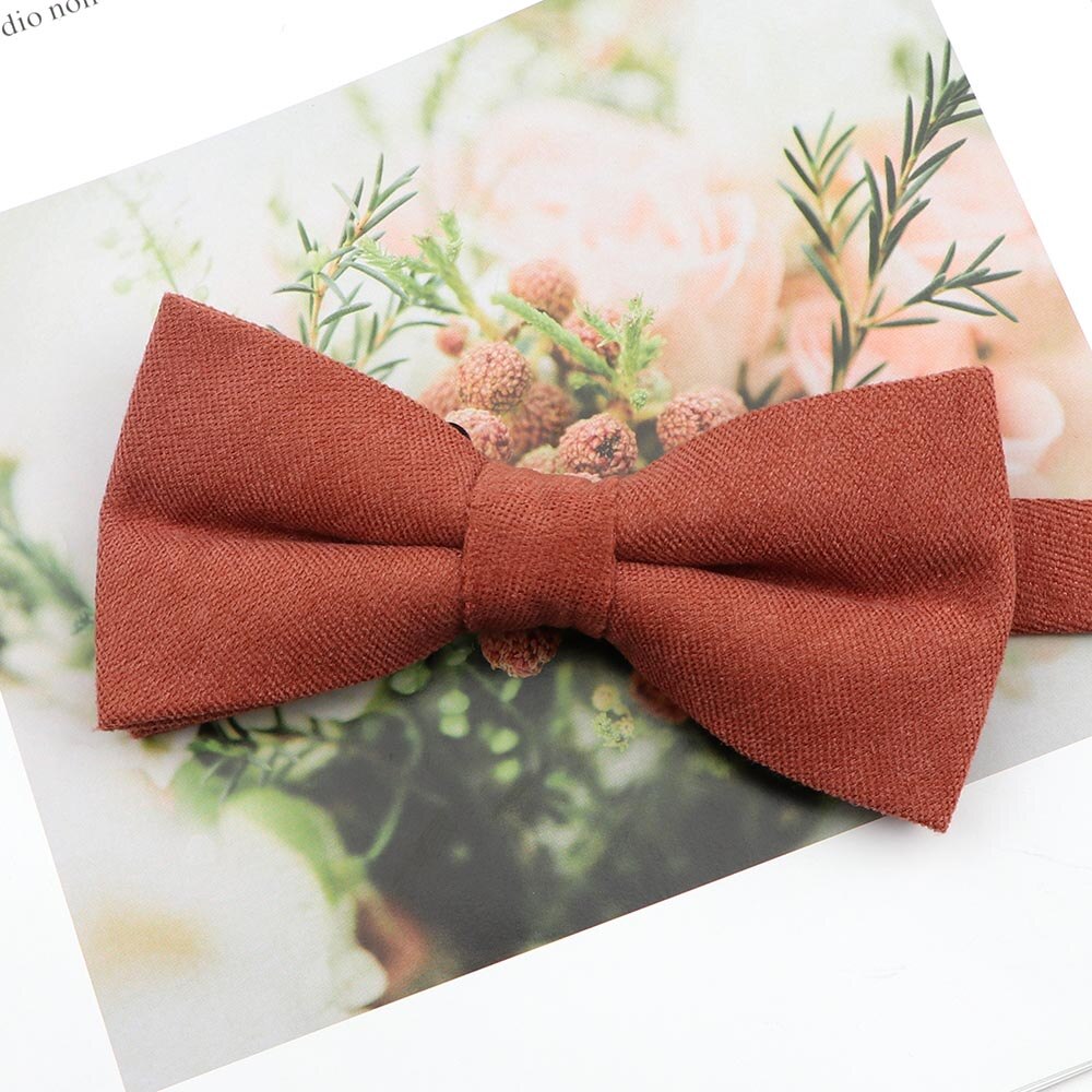 Heren Super Zachte Donzige Suede Ouder-kind Bowtie Set Macarons Effen Kleur Klassieke Leuke Vlinder Rood Groen Blauw roze Stropdas: Adult 17