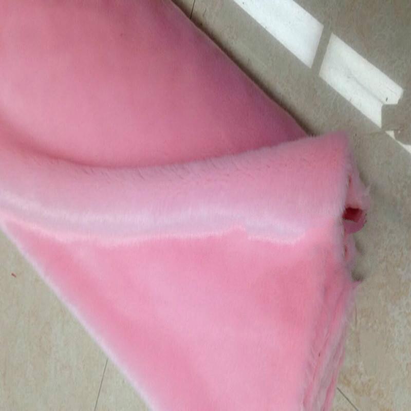 1300G Hoogwaardige Verdikte Imitatie Konijnenbont Stof Voor Kabinet Tafelkleed Bontkraag Tapijt Decoratieve Pluche 0.5X1.8M