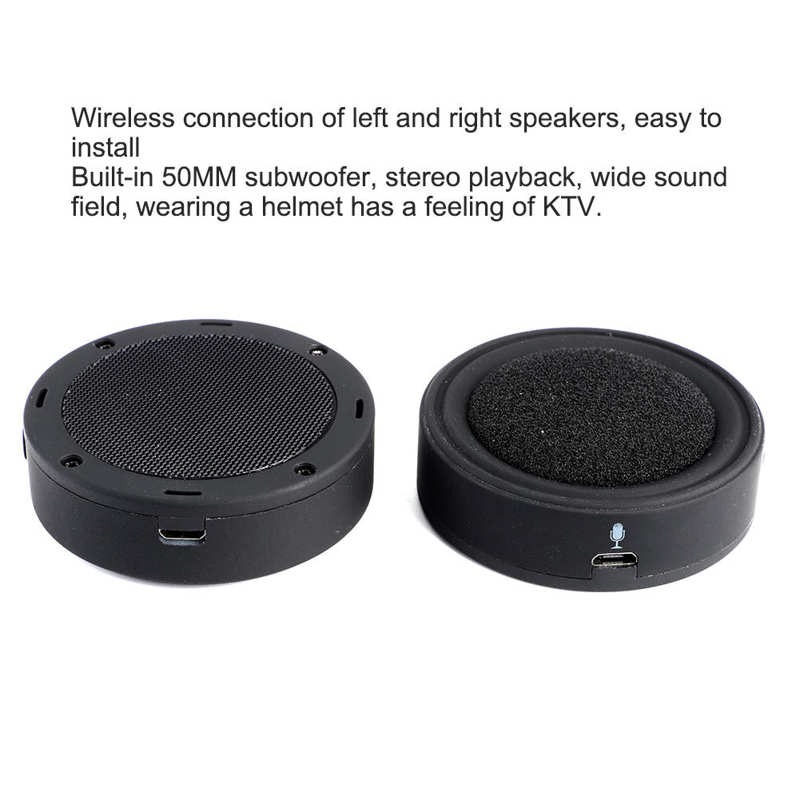 BT17 Motorrad Wasserdichte Bluetooth 5,0 Helm Kopfhörer Kopfhörer Stereo Musik Motorrad Reiten Hände-Freies Headset