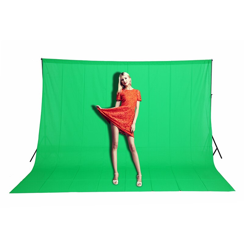 CY 1.6*5 M/5.2 * 16.4ft Lengte Fotografie Studio niet-geweven Achtergrond Achtergrond Screen 5 Kleur Groen wit blauw (optioneel)