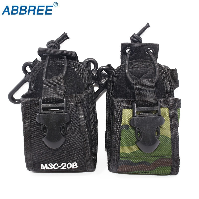 MSC-20B Walkie talkie Cassa Del Supporto Del Sacchetto Del Sacchetto per Baofeng UV-5R BF-888S UV-82 Walkie talkie Tyt Wouuxn Due modo Radio Caso supporto