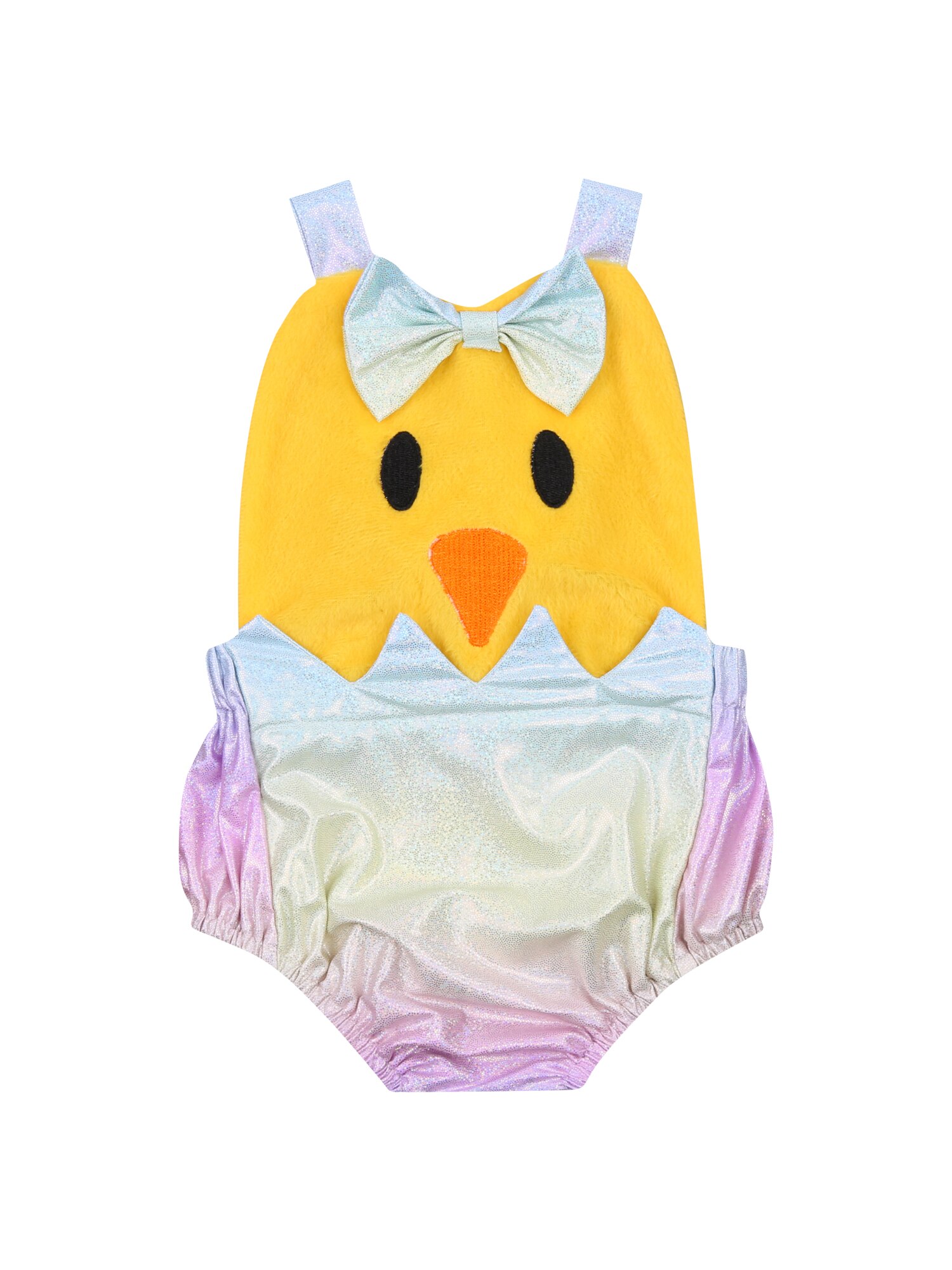 Pasgeboren Baby Pasen Leuke Chick Uitkomen Romper Mode Romper Voor Kinderen Baby Jongens Meisjes