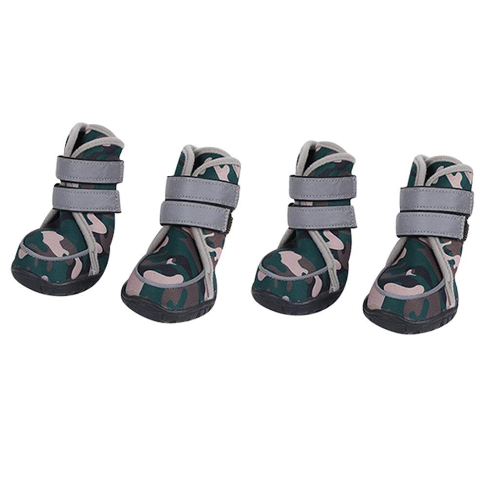 Buty dla psa antypoślizgowe buciki dla zwierząt ochraniacz na łapy ciepłe odblaskowe buty dla psów na wszystkie sezony duże psy Labrador Husky: C / Xl
