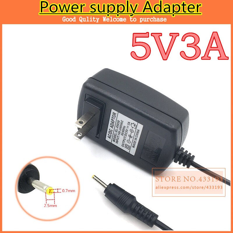 AC/DC 5V3A adapter Voeding voor Quad Core Tablet Ampe A10 ainol hero ii spark sanei n10 ramos w30hd pro t7s t10s M9