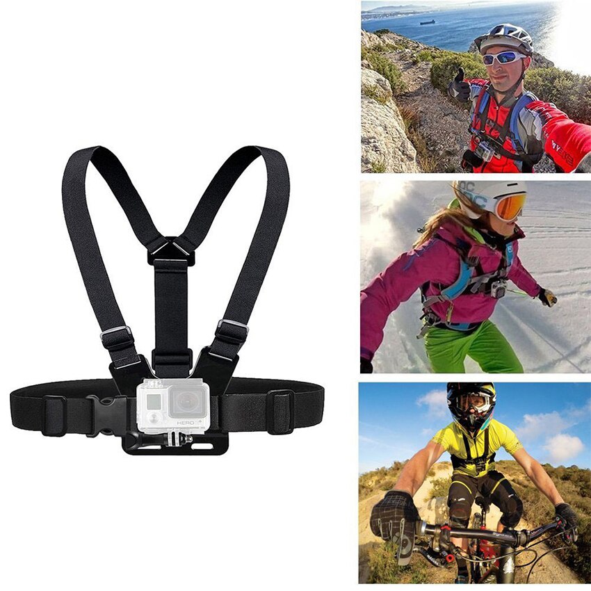 Chest Strap Mount Belt Adjustable Action Camera Chest Mount Harness Elastic For All Action Sports Camera