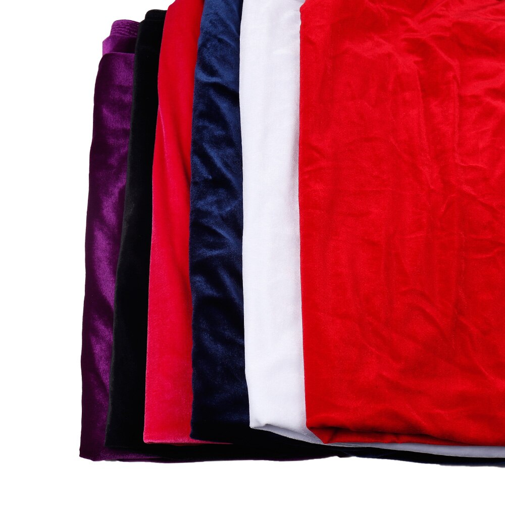45*150cm Velvet Fabric Cloth Gorgeous Silk Fabric for Velvet Dress Clothes Luxury Soft Purple Velvet Home Textile Curtain