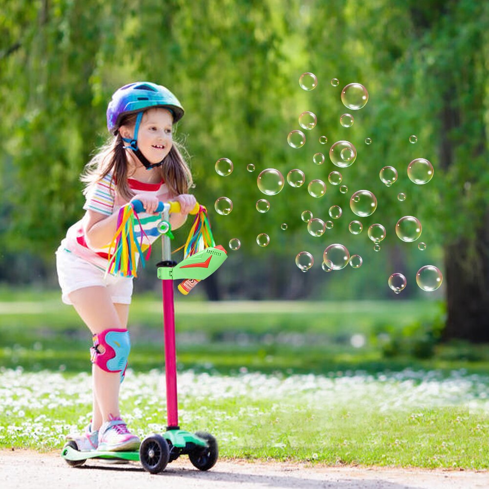 Elektrische Bubble Machine Fiets Scooter Outdoor Blazen Bubble Fidget Speelgoed Voor Kinderen Kinderen Speelgoed Verjaardag Zomer