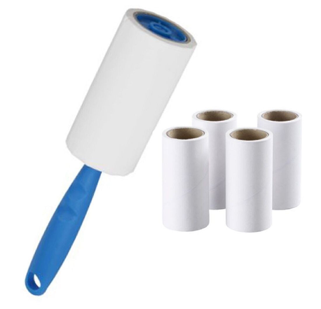 Papier Roll Kleding Haar Remover Kleverige Haren Roller Kleverige Papier Kleding Afstoffen Kleverige Haren Roller Borstel: Default Title