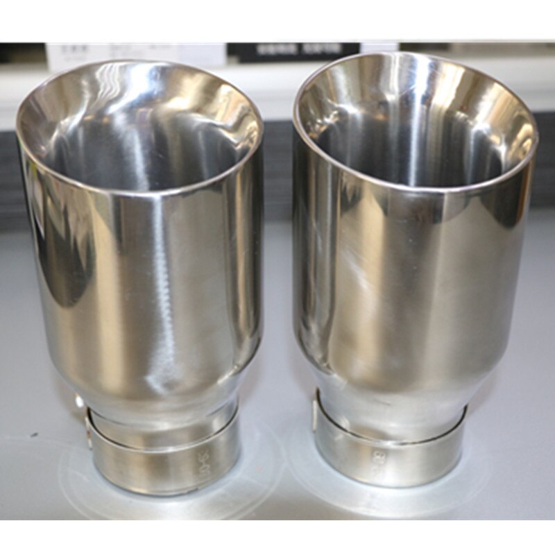 High:Inlet 63mm to Outlet 89mm stainless steel universal Exhaust Tip, Escape car exhaust tip 1 piece