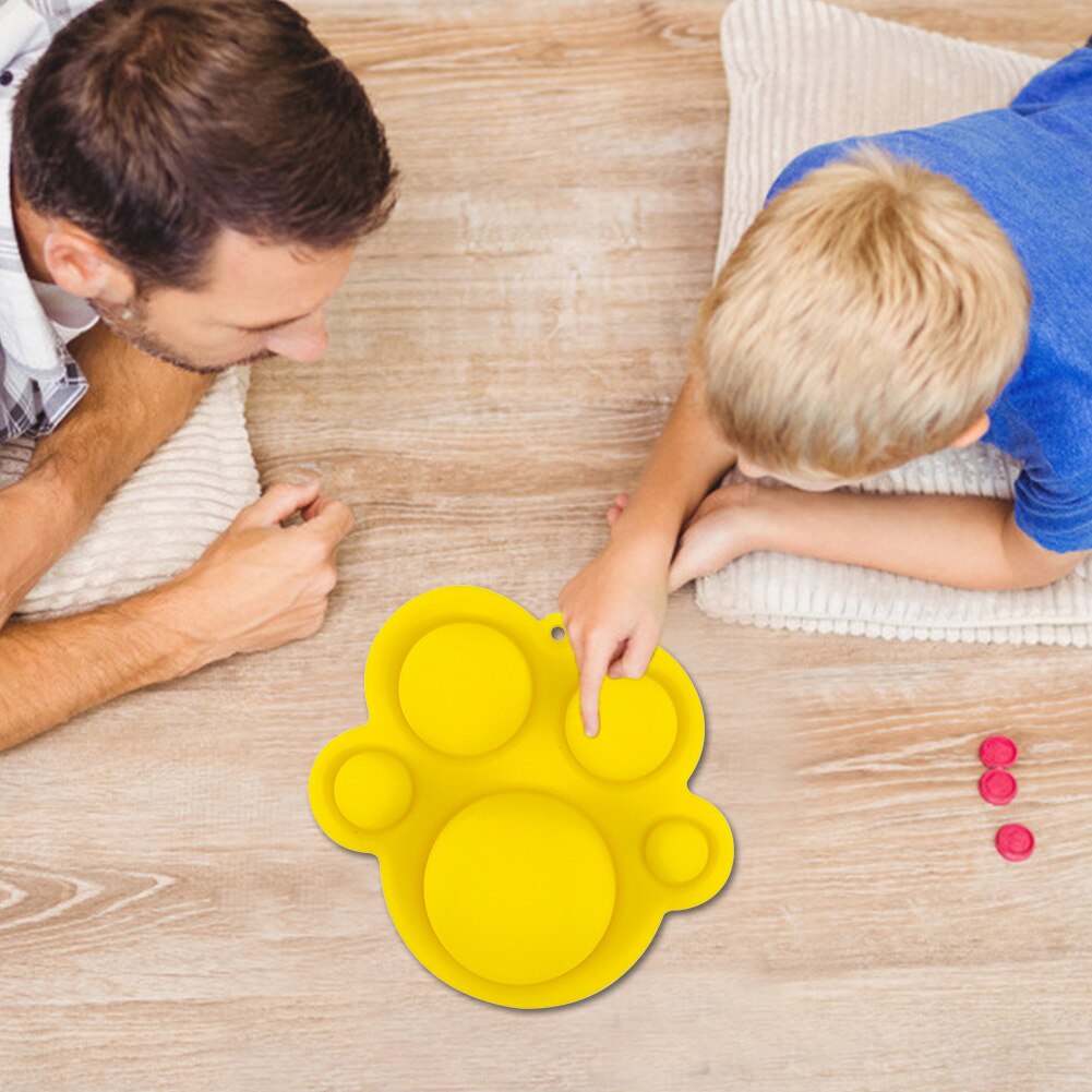 Giocattoli di decompressione di sicurezza in Silicone divertimento spremere dito esercizio bordo giocattoli di educazione precoce per lo sviluppo intellettuale
