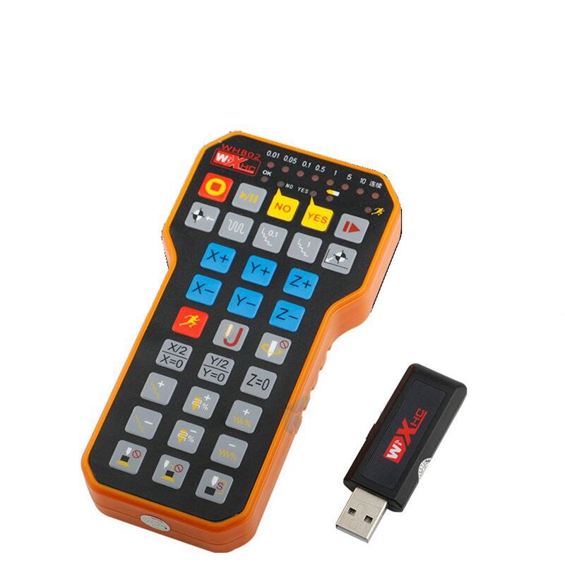 CNC Handwheel NC Studio USB Wireless Remote Handle 3 Axis CNC Controller For CNC Router Engraving Machine Weihong System