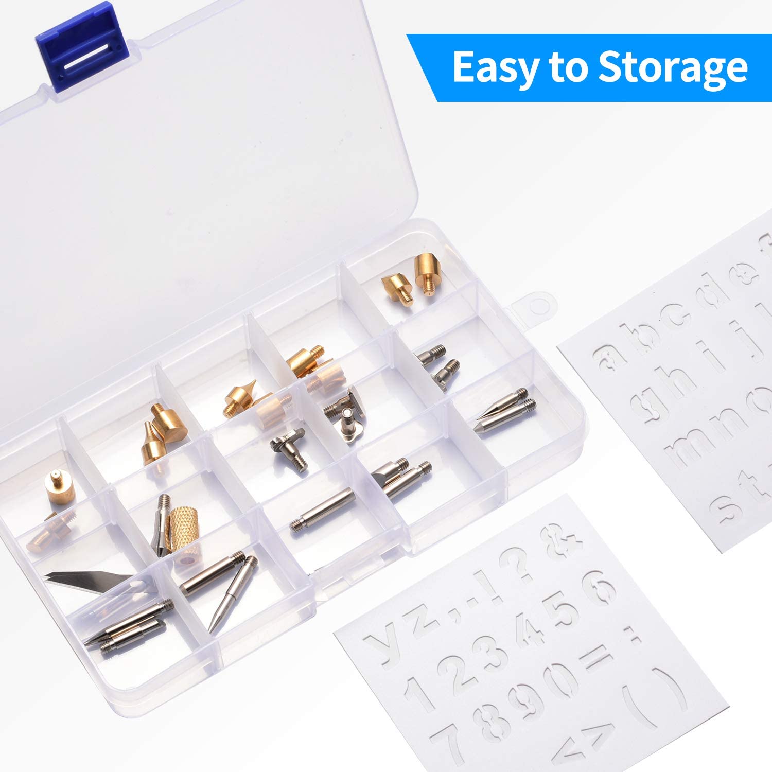 51 pieces of DIY wood-burning tool set thermostat electric soldering iron suitable for engraving/heat transfer/embossing/leather