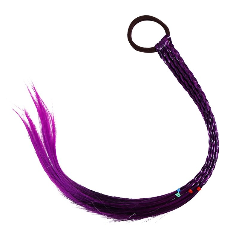 Toddler Baby Girls Headband Twist Braid Rope Simple Rubber Band Hair Accessories baby headband baby girl headbands w: Purple 