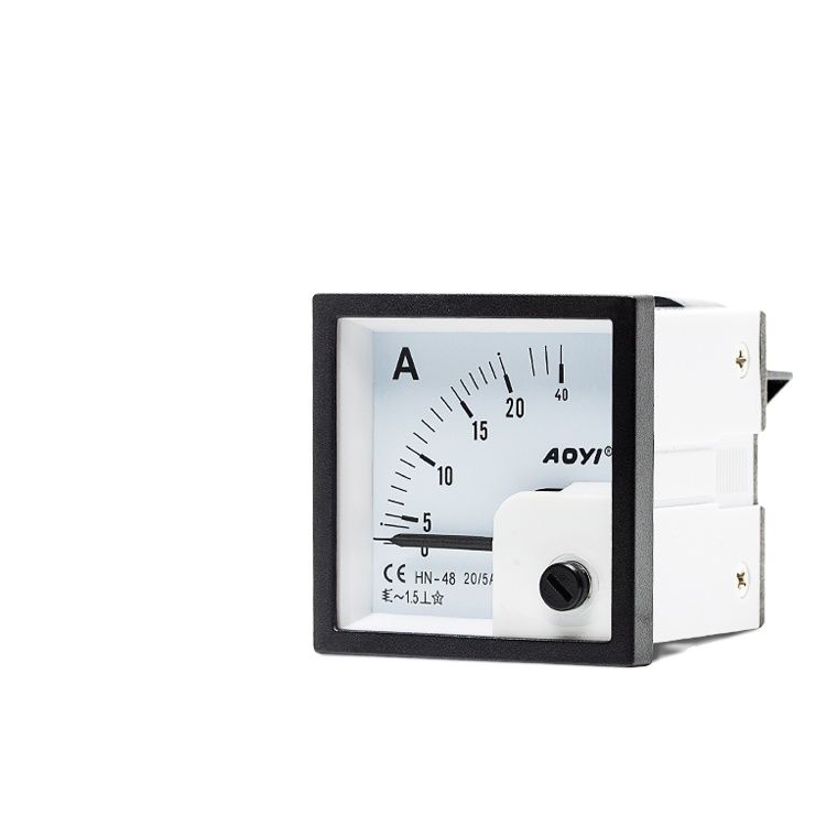 AOYI-Medidor de una sola aguja, HN-48, 5A, 10A, 20A, 450V, AC, DC, amperímetro, voltímetro