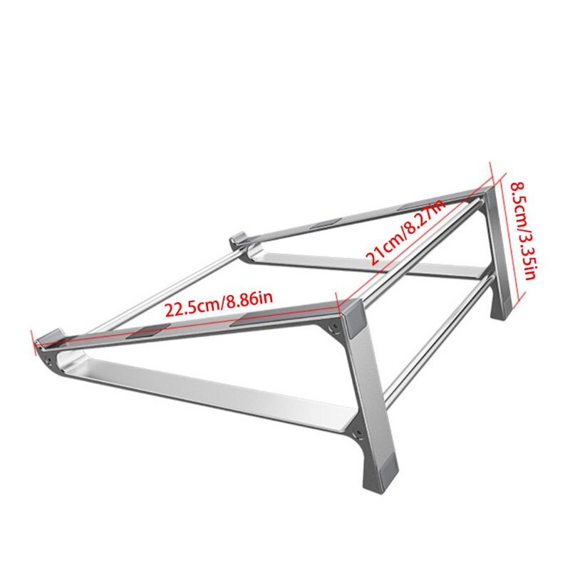 11-17\ " aluminium verstelbare laptopstandaard notebookbeugel hefkoelhouder