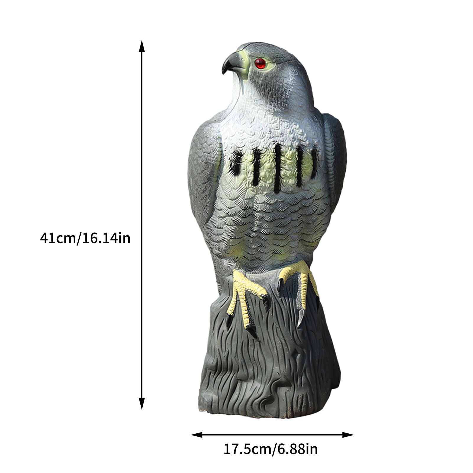 Bird Scarer Emulation Flying Drive Bird Kite Scarecrow Yard Home Breeze Easy To Fly Bird Repeller 2M Kite Line For Garden Farm: B