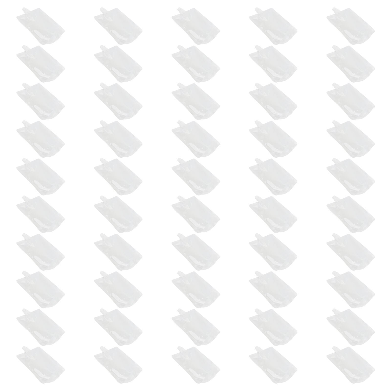 Travel Outdoor for Drinks Bag Standing Plastic Portable Concealable Transparent Beverage Flasks: 17x11x6cm