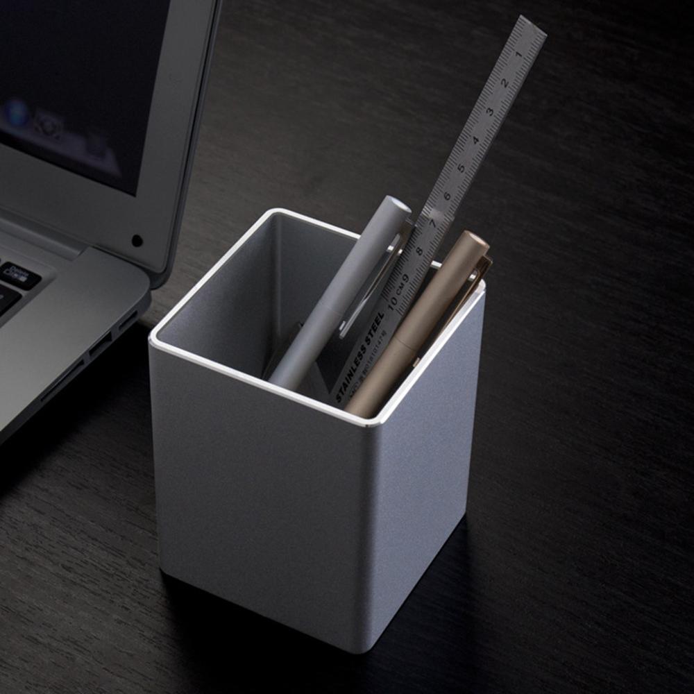 Metal Square Desk Pen Pencil Organizer Cup Storage... – Grandado