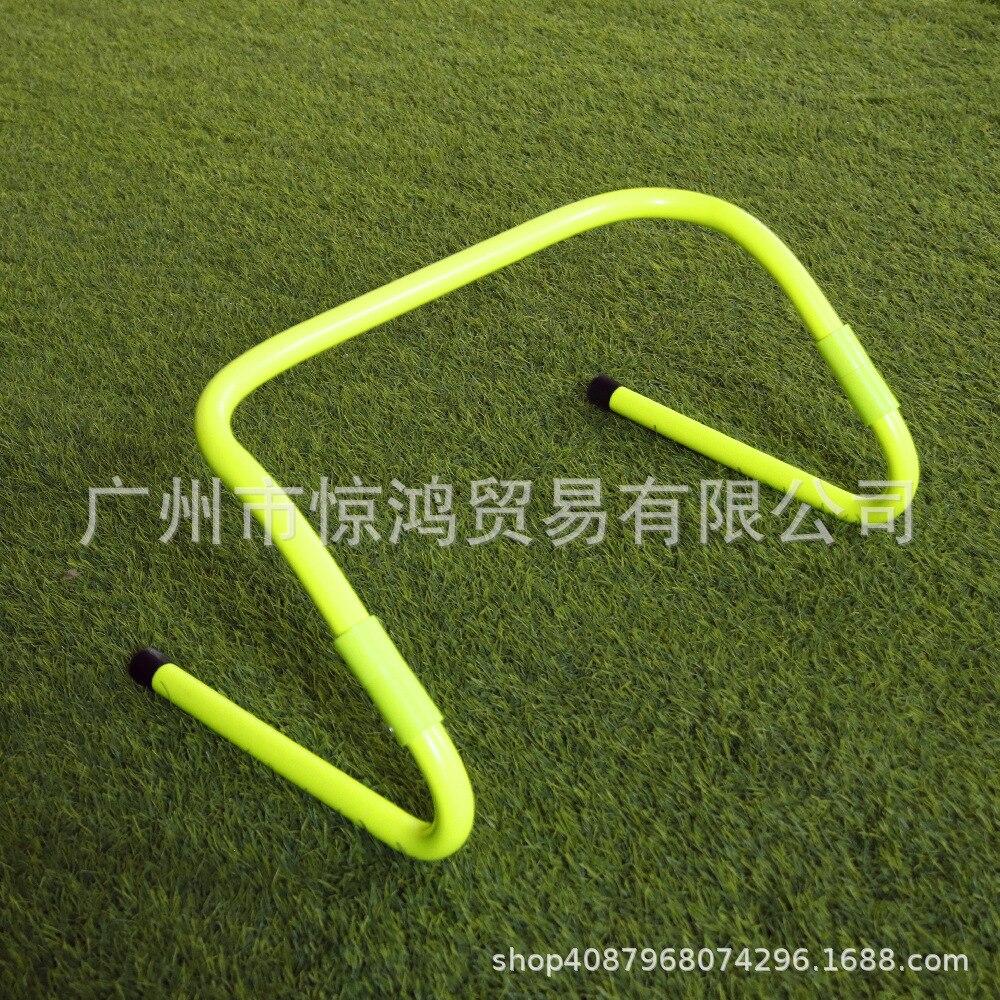 Justerbar bar 15cm 30cm spor og fodbold træningsudstyr foldbar agility træning: Grøn