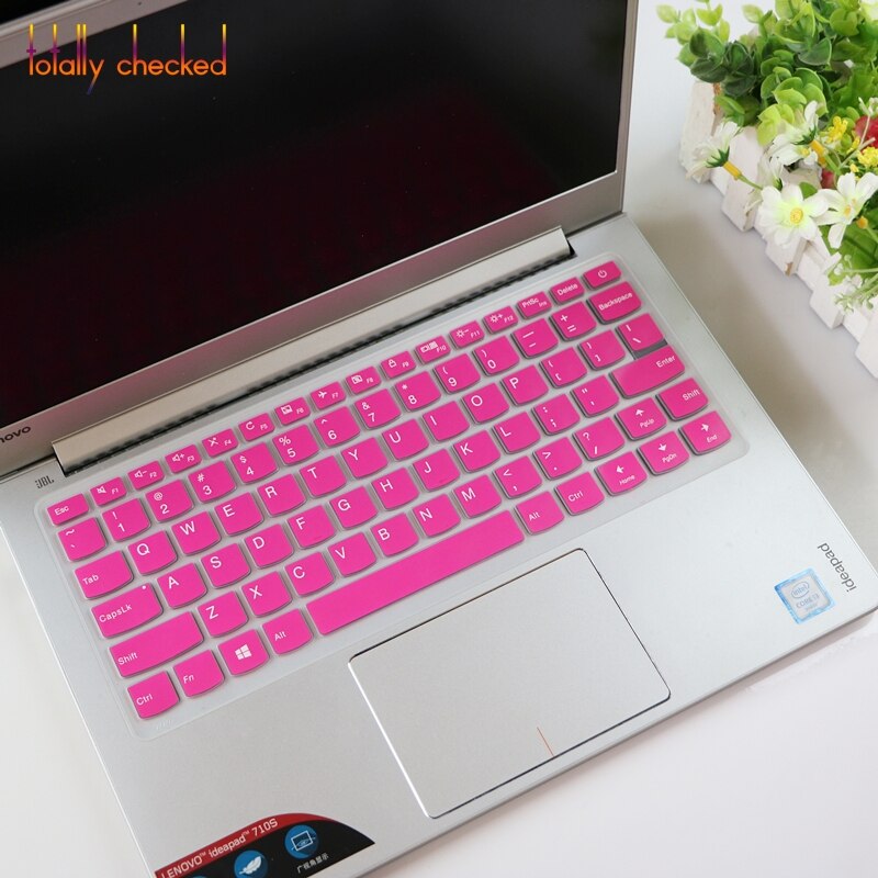 Voor 13.3 ''Lenovo Ideapad 710s-13 Plus 510s-13 IdeaPad 710 S xiaoxin Air 13 710 s 510 s 13 Siliconen toetsenbord Cover Skin Protector: rose